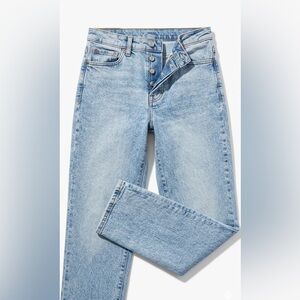 Old Navy High Rise O.G Straight Button Fly Light Blue Wash Jeans Women’s Size 6